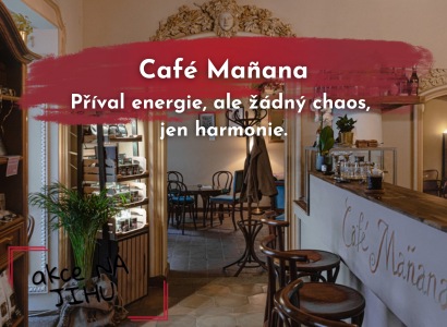 Kam spěchat? Do Café Mañana na vynikající kávu podávanou v nádherném porcelánu.